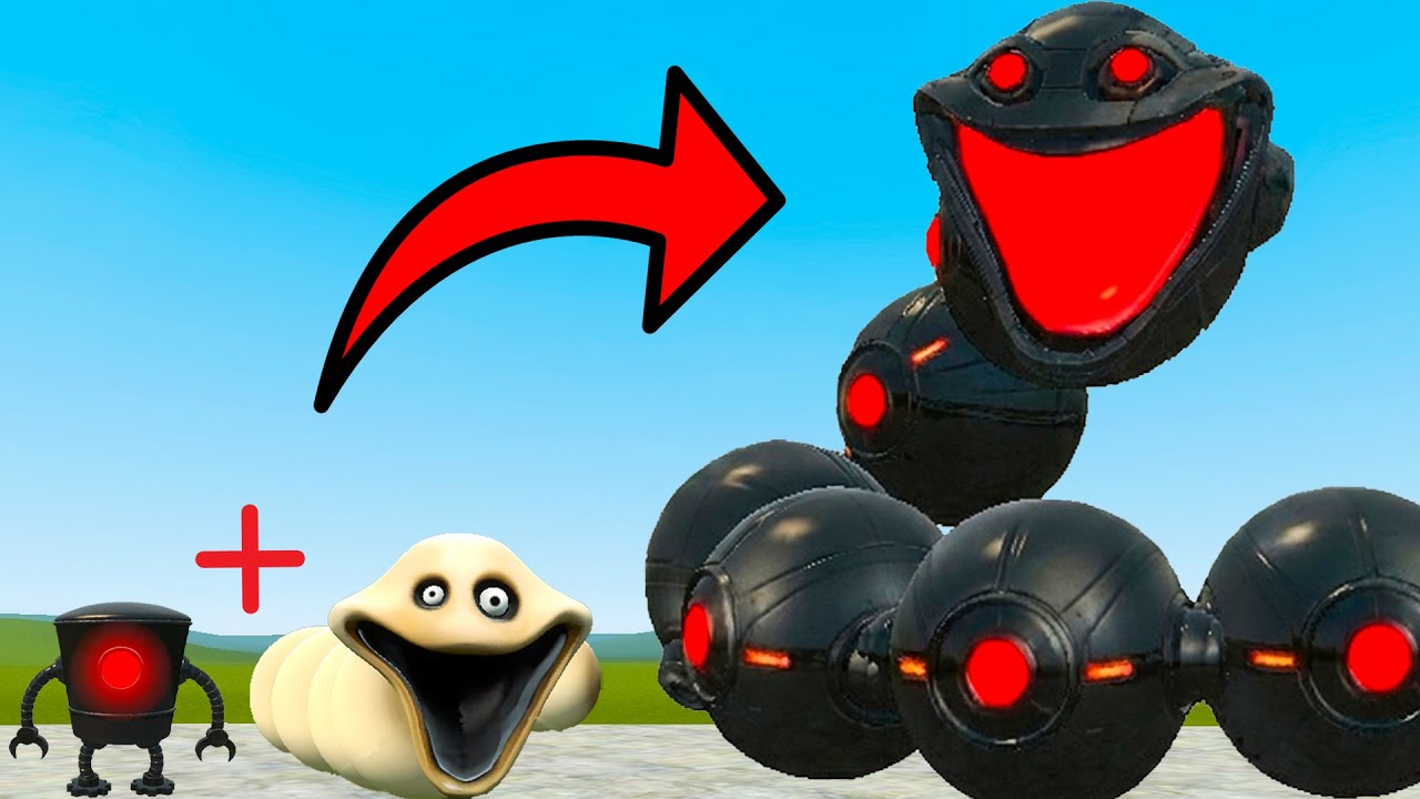 EVOLUTION OF NEW ROBLOX HUNGRY WORM OMNIWORM In Garry's Mod!