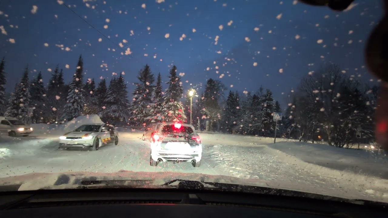 4K POV Driving on Winter Roads | Kvaløya to Grøholtbakken | Slow TV