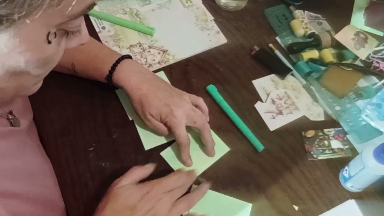 TUTO SCRAP/PETIT SERIE ATC/PIQUE NIQUE D ANIMAUX 