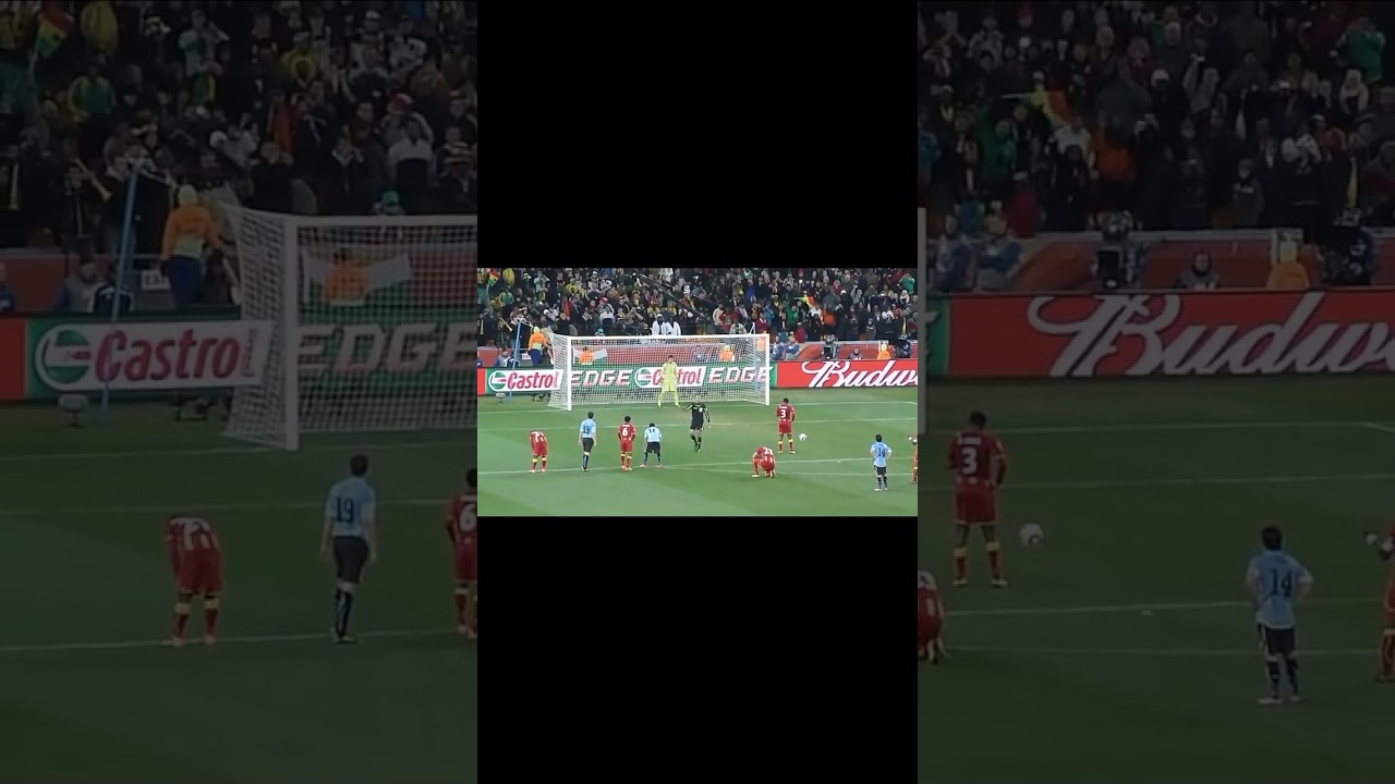 Asamoah Gyan's killer penalty that the world cry....world cup2010