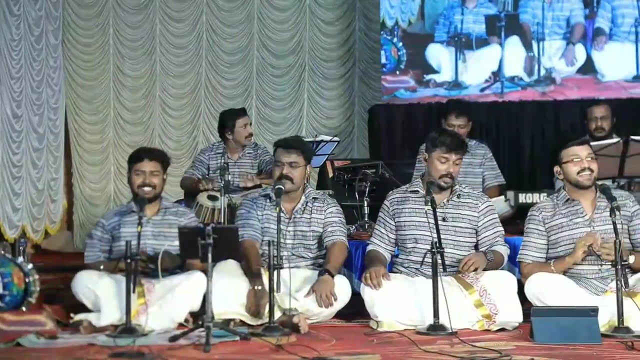 മൂന്നാം തിരുവുത്സവം ഏവൂർ ശ്രീകൃഷ്ണസ്വാമി മഹാക്ഷേത്രത്തിൽ | ത്രയമ്പകം ഭജൻസ് രാമപുരം | Bhajans evoor