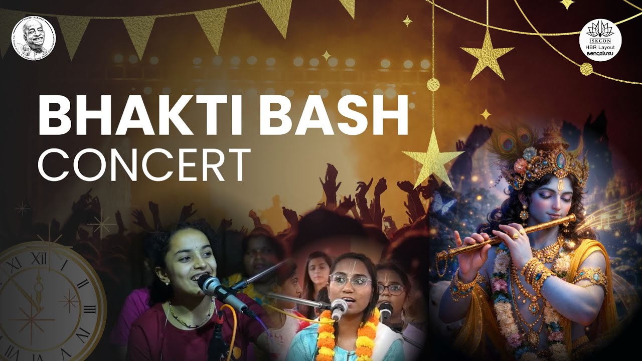 Bhakti Bash concert for new year eve || ISKCON HBR Layout Bengaluru