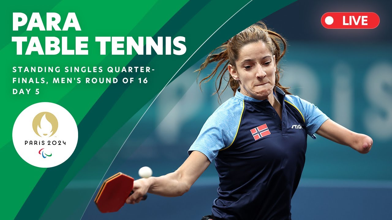 Para Table Tennis - Standing Men's & Women's Singles Quarterfinal, Men's Round of 16 | Day 5