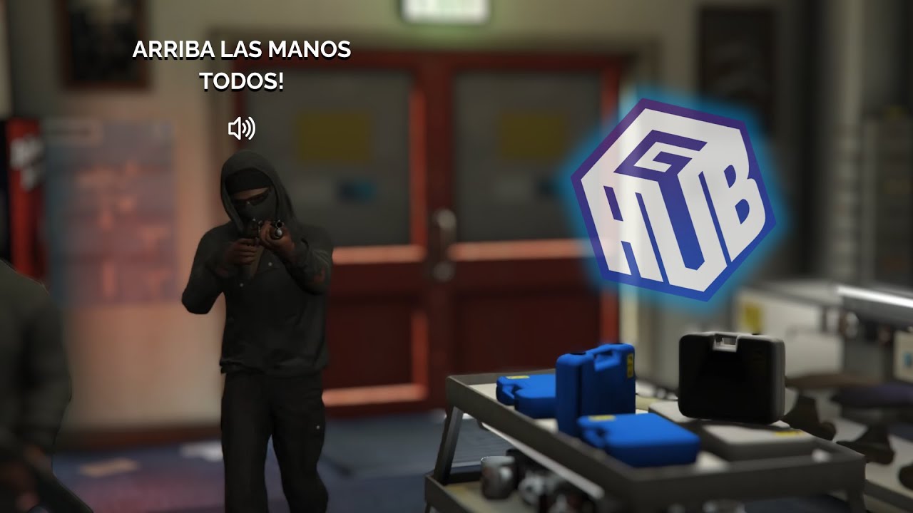Primera vez robando el Ammunation en *GTA HUB*
