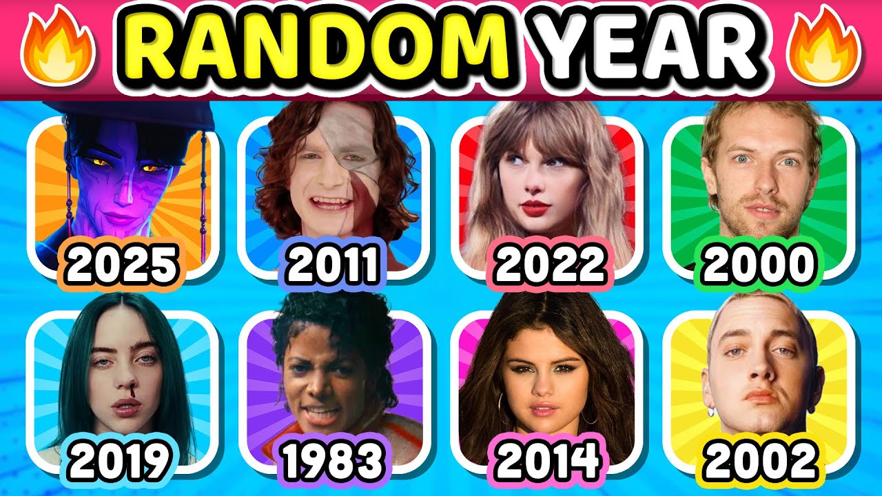 Save One Song:🤩 RANDOM YEAR, 6 Songs Challenge | Music Quiz 2025