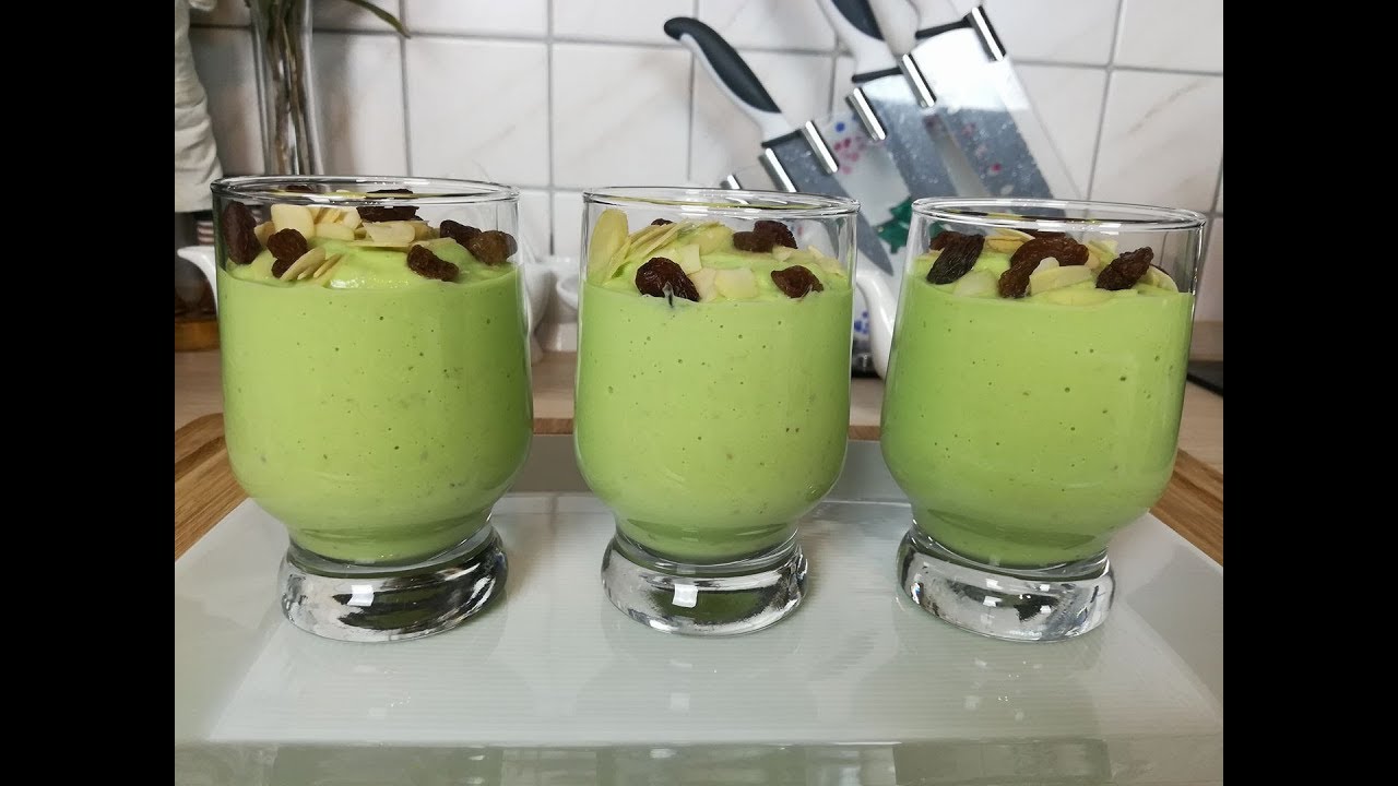 ياغورت الافوكا الكريمي او عصير الافوكا باللوز صحي سهل ومقوي لشهر رمضان عصير الافوكادو/عصائر رمضان 🌙
