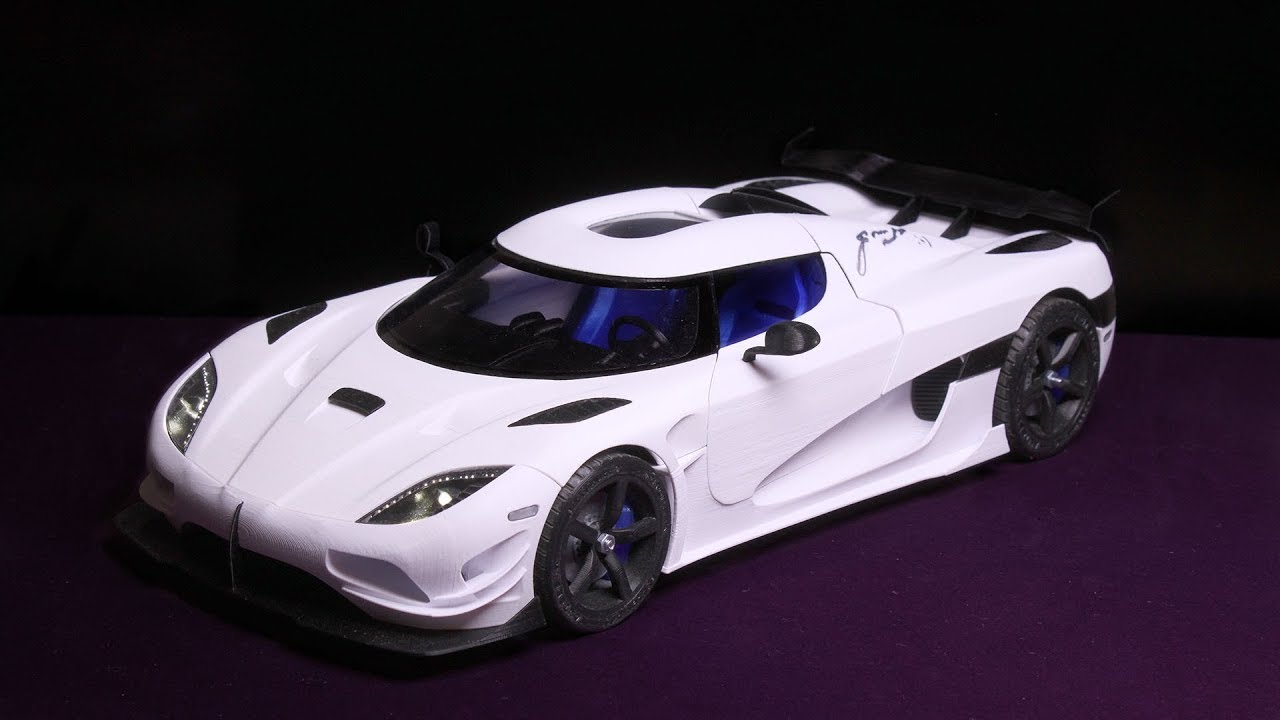 Fully 3D-printed RC Koenigsegg Agera RS