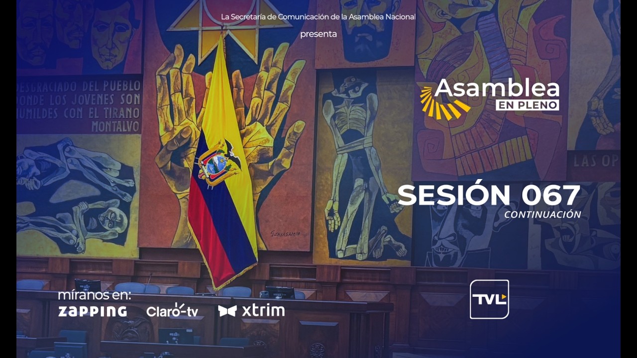 Continuación de la Sesión No. 067-AN-2025-2029 del pleno de la Asamblea Nacional