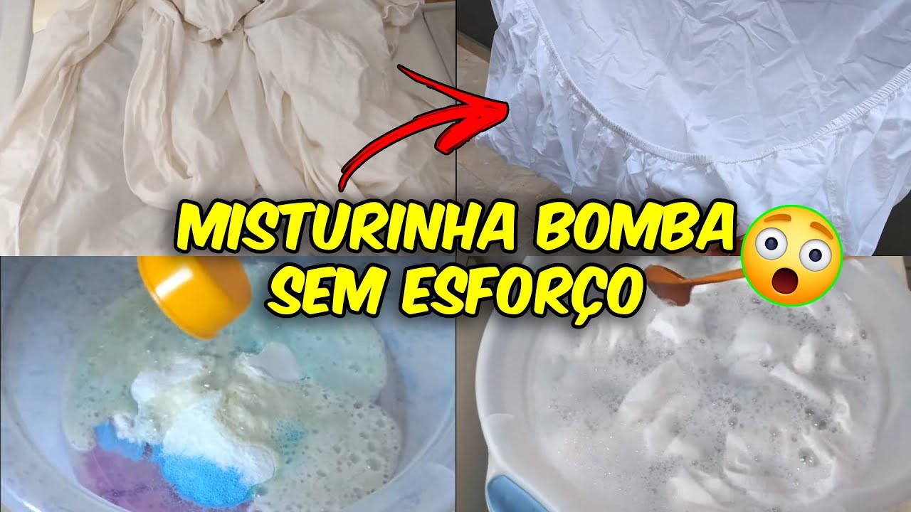 Descubra agora como desencardir lençol branco amarelado e roupas brancas inacreditável