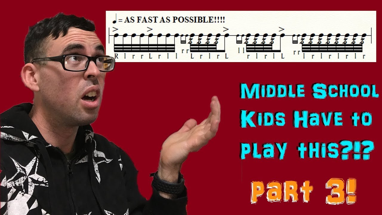 Honors Band Auditions (part 3) || All South Jersey MS Percussion