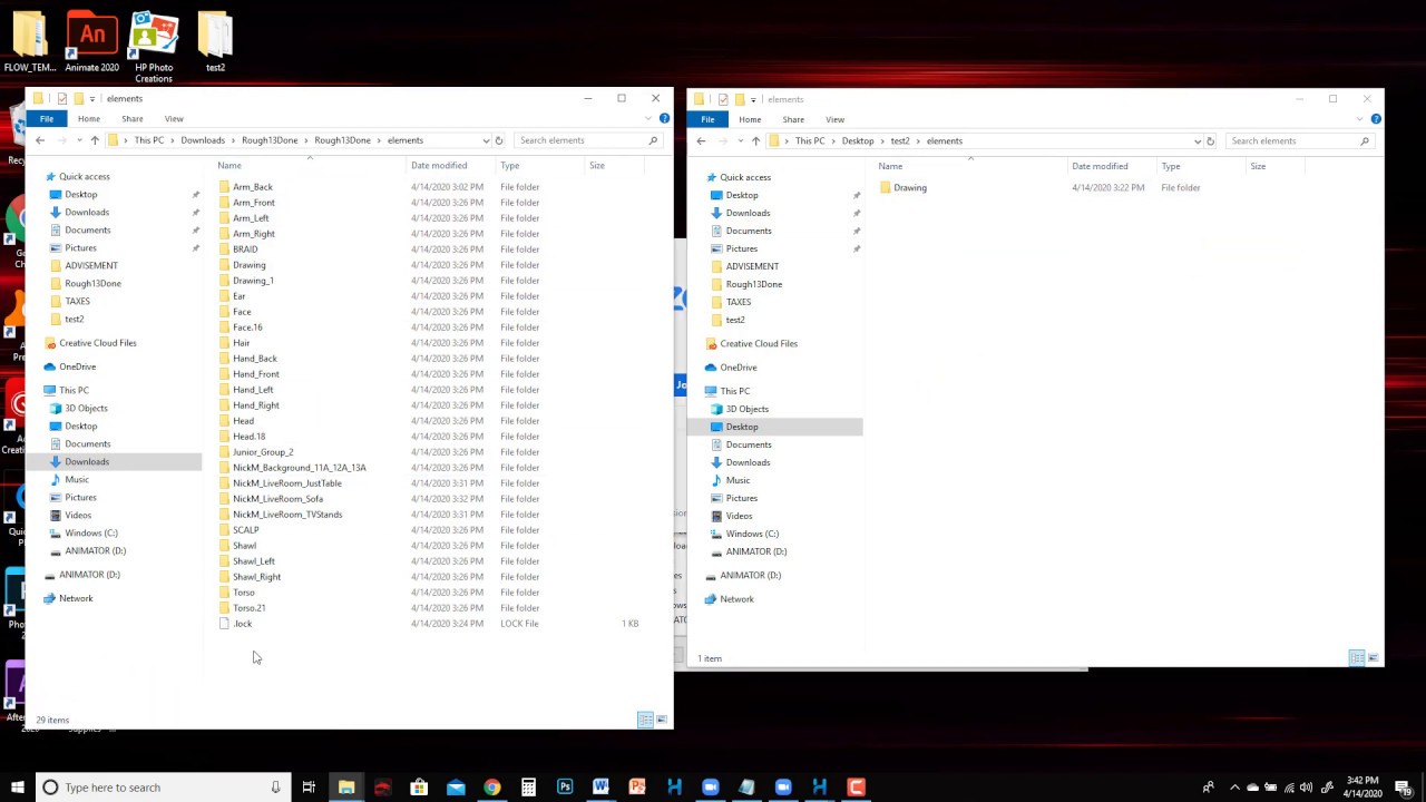 Copying Drawing Elements From One Harmony File to Another