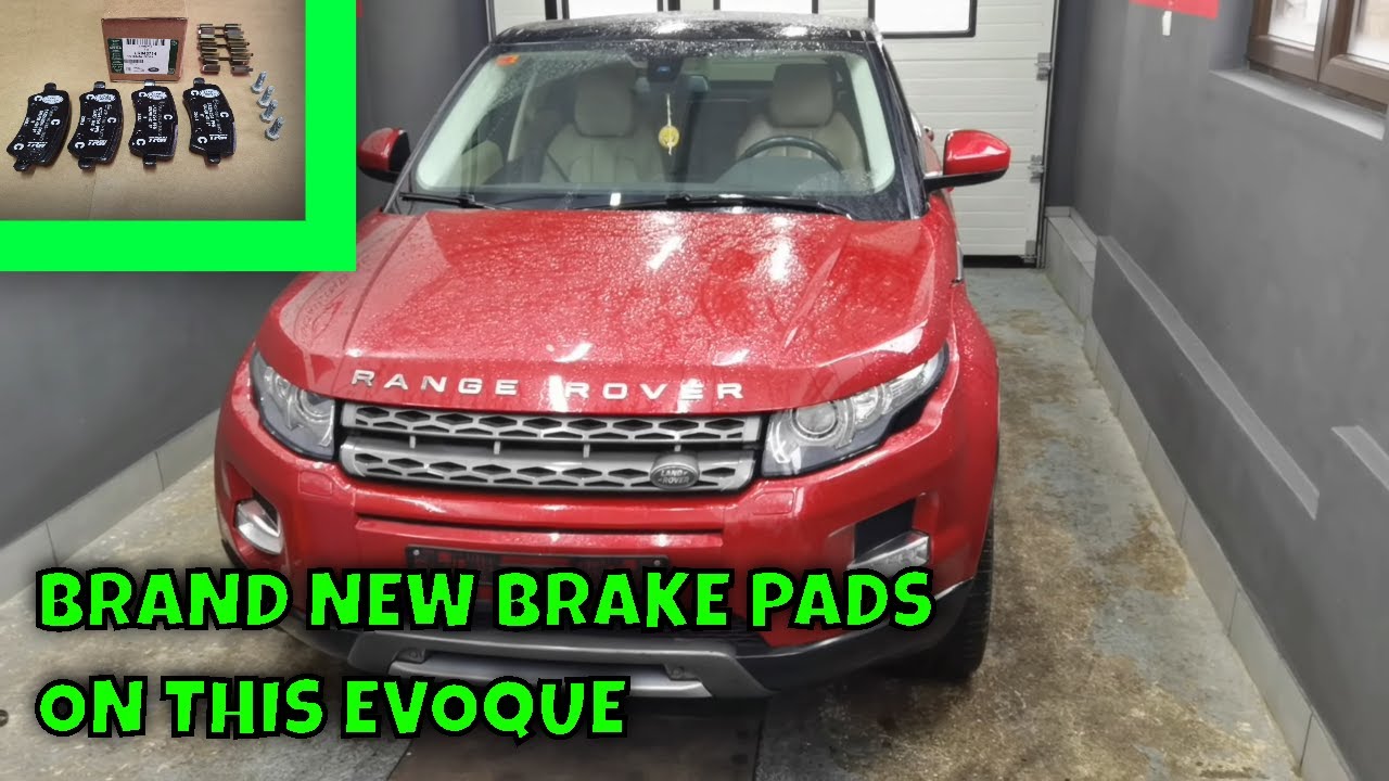 Замена задних тормозных колодок на RANGE ROVER EVOQUE!