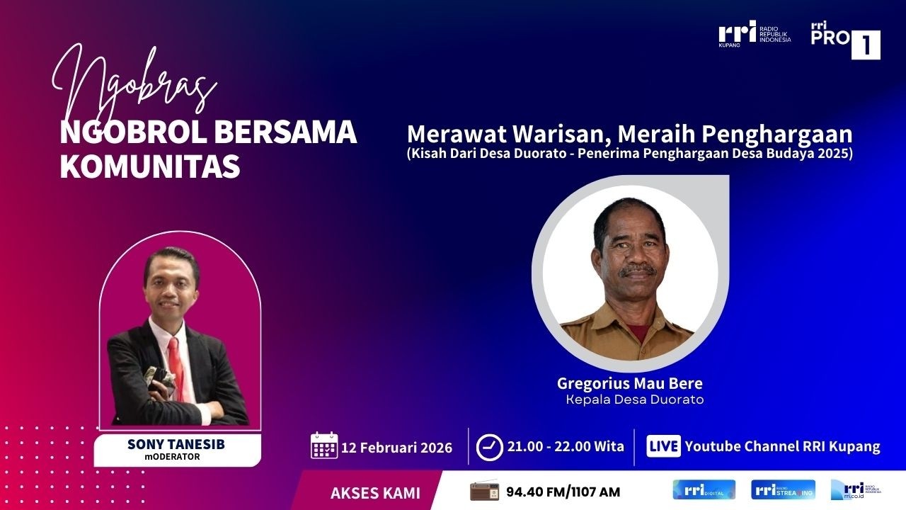 [LIVE] Merawat Warisan, Meraih Penghargaan - Ngobras (Ngobrol Bersama Komunitas) | RRI Kupang