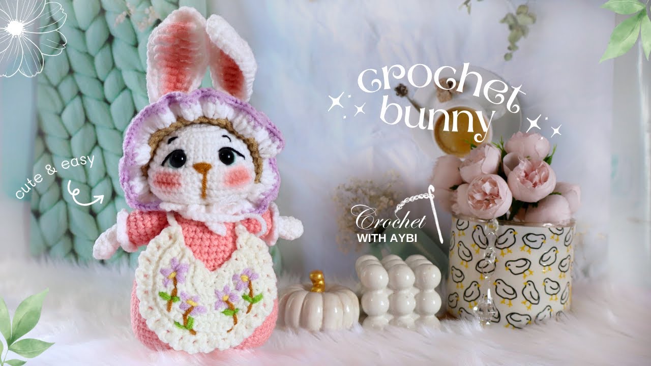 ♡ Bunny Crochet Tutorial | How to Crochet Bunny Amigurumi | Free Pattern | #amigurumi ♡