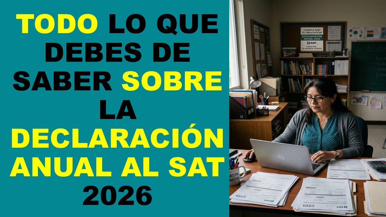 Soy Docente: TODO LO QUE DEBES DE SABER SOBRE LA DECLARACI&Oacute;N ANUAL PARA MAESTRAS Y MAESTROS 2026