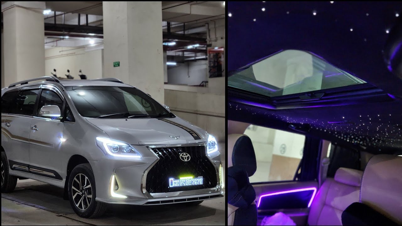 MOST LUXURIOUS MODIFICATION OF INNOVA...!!! LEXUS BUMPER WITH GALAXY ROOF,SUNROOF & PRISTINE MATS