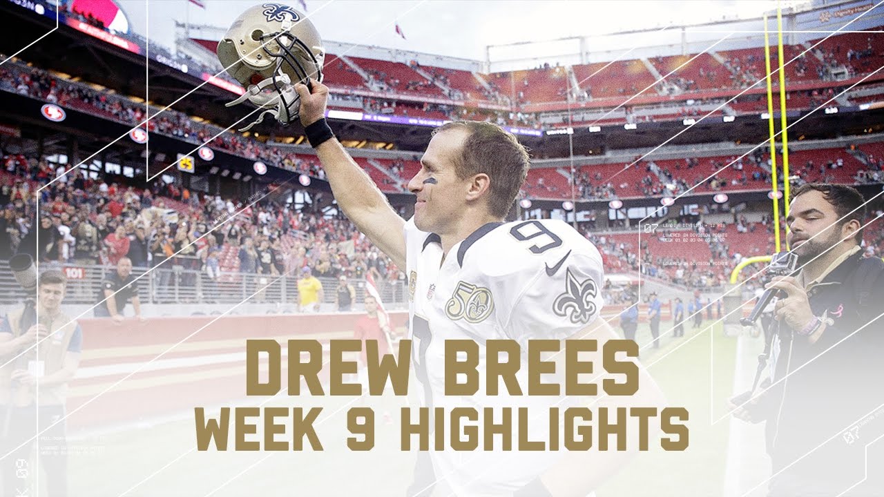 Drew Brees Goes for 323 Yards & 3 TDs! | Saints vs. 49ers | NFL Week 9 Player Highlights