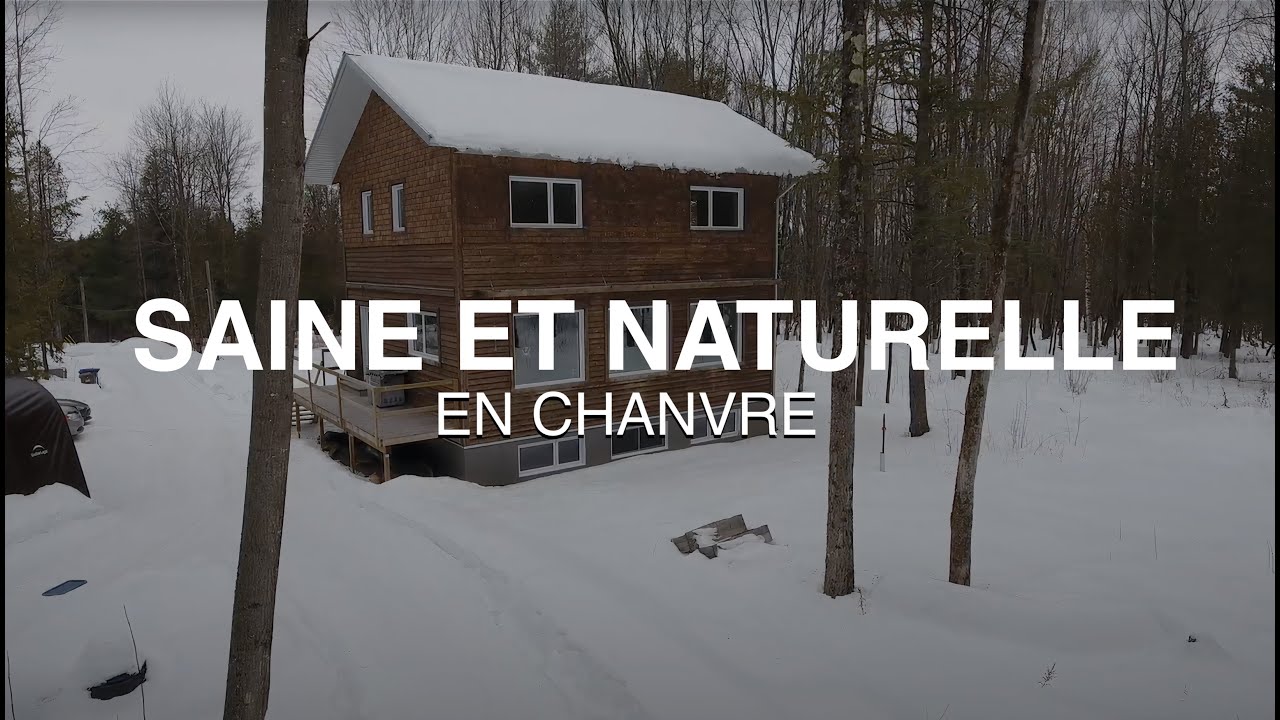 Maison écologique saine et naturelle en chanvre [VISITE]