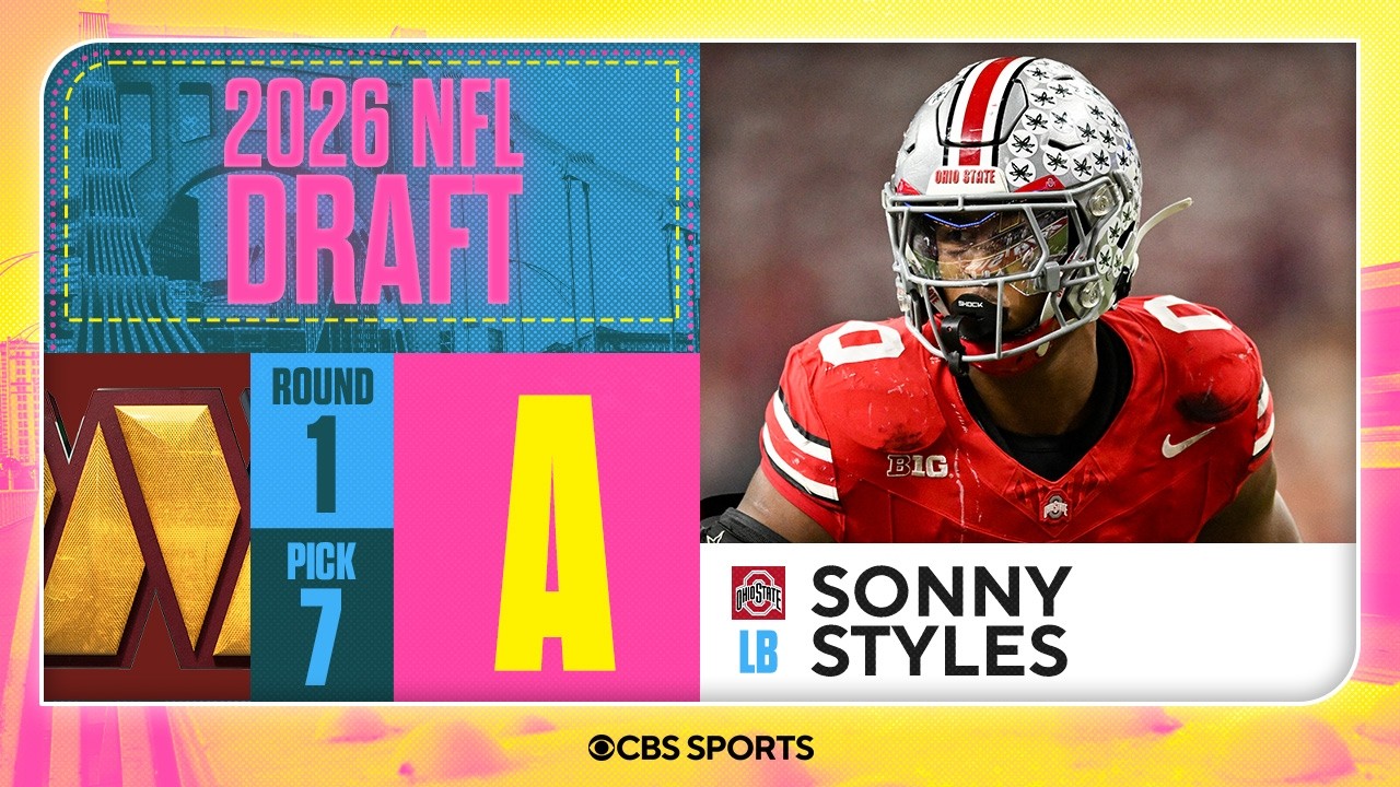 Commanders select Sonny Styles No. 7 overall | 2026 NFL Draft Grades & Reaction