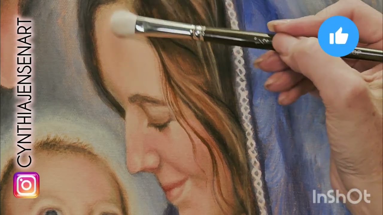 Finishing touches! #NativityPainting #ChristmasArt #ReligiousArt #art #NativityScene #ChristianArt 