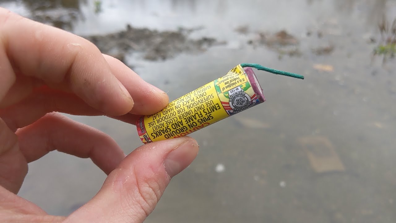 Can You Light FIREWORKS In Water?