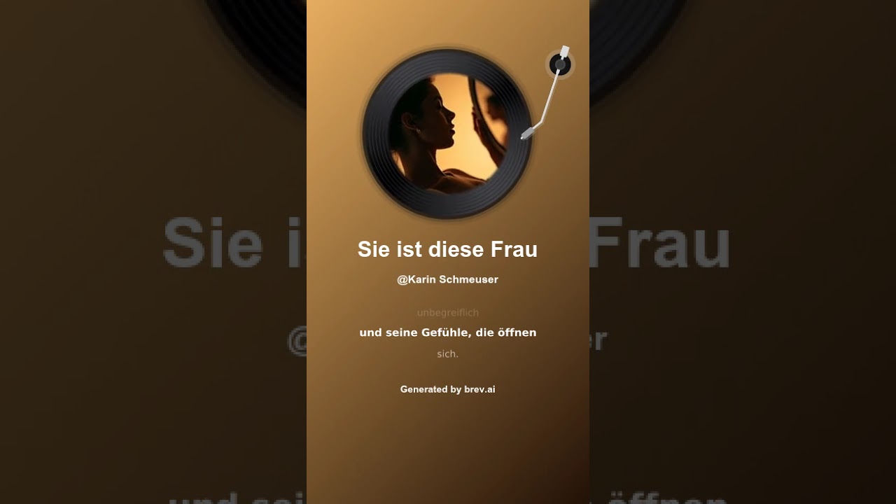 Sie ist diese Frau