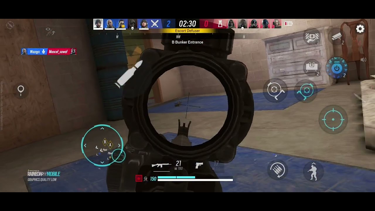 Using my semi tactical brain in rainbow six mobile