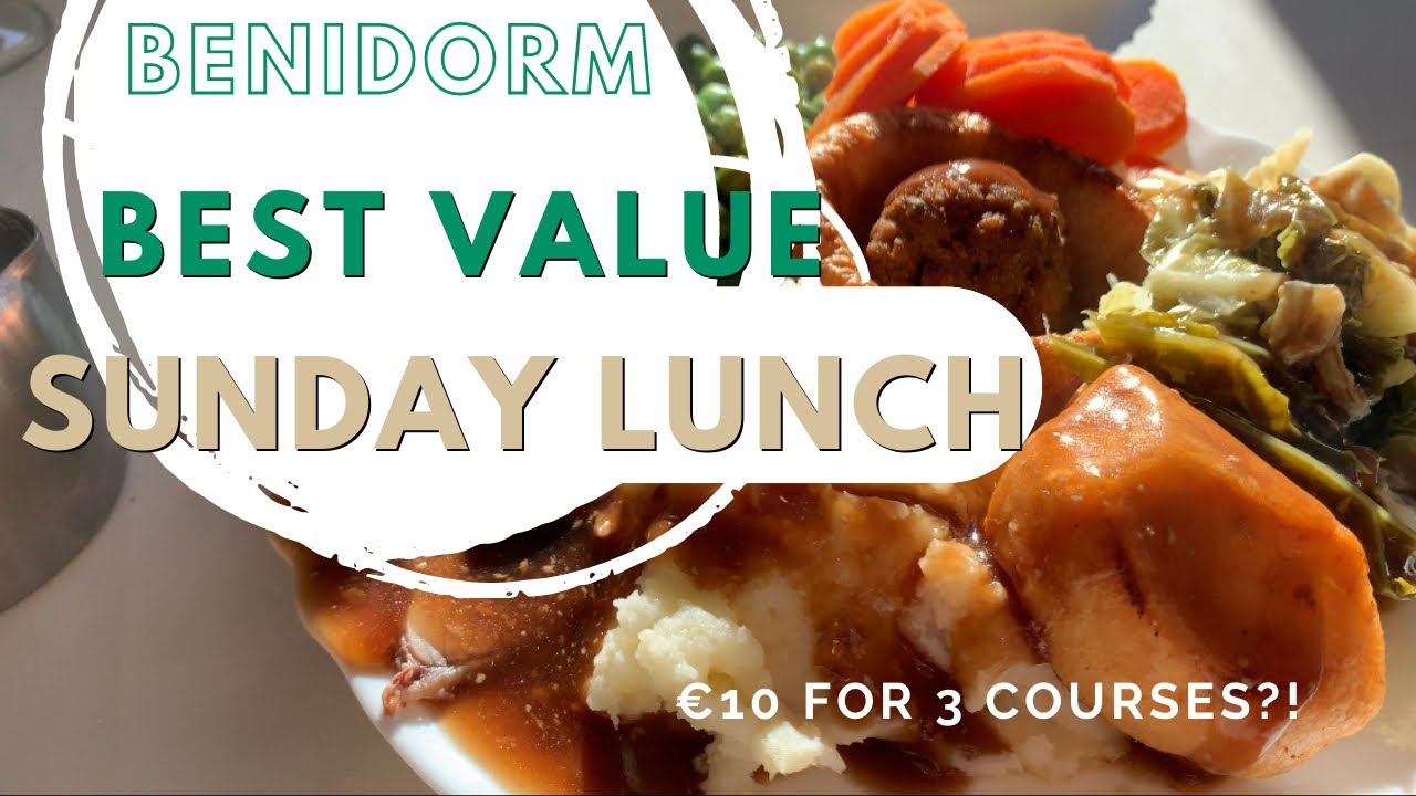 Benidorm best Sunday Lunch course- Rincon the Loix- British Strip 2023