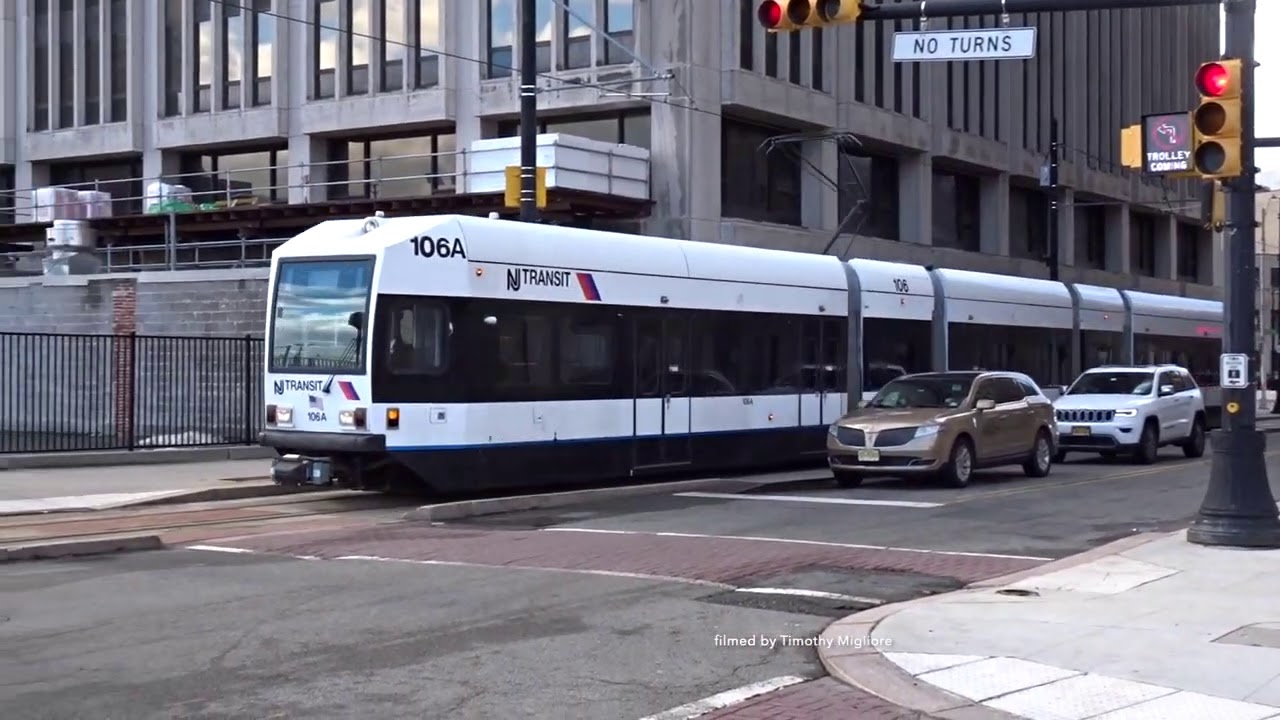 The Light Rail (or is it a subway?) in Newark, New Jersey 2021