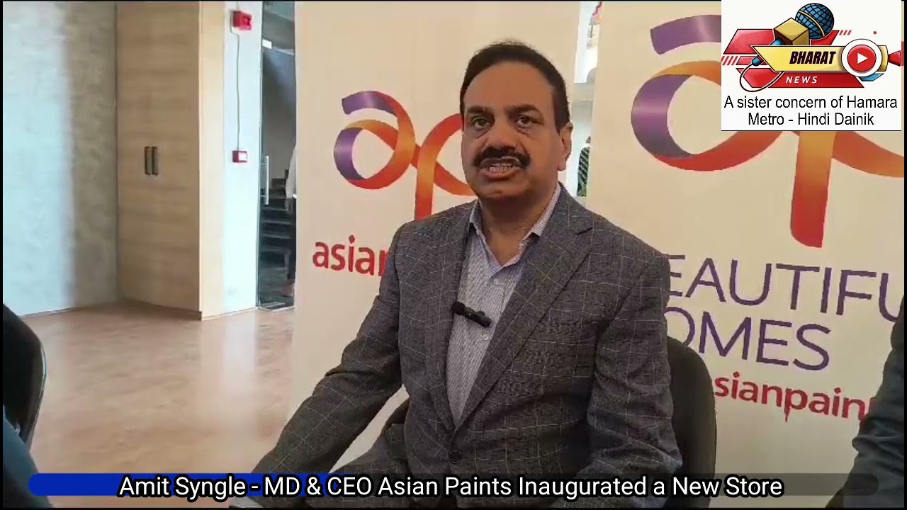 Amit Syngle - MD & CEO Asian Paints Inaugurated a New Store 