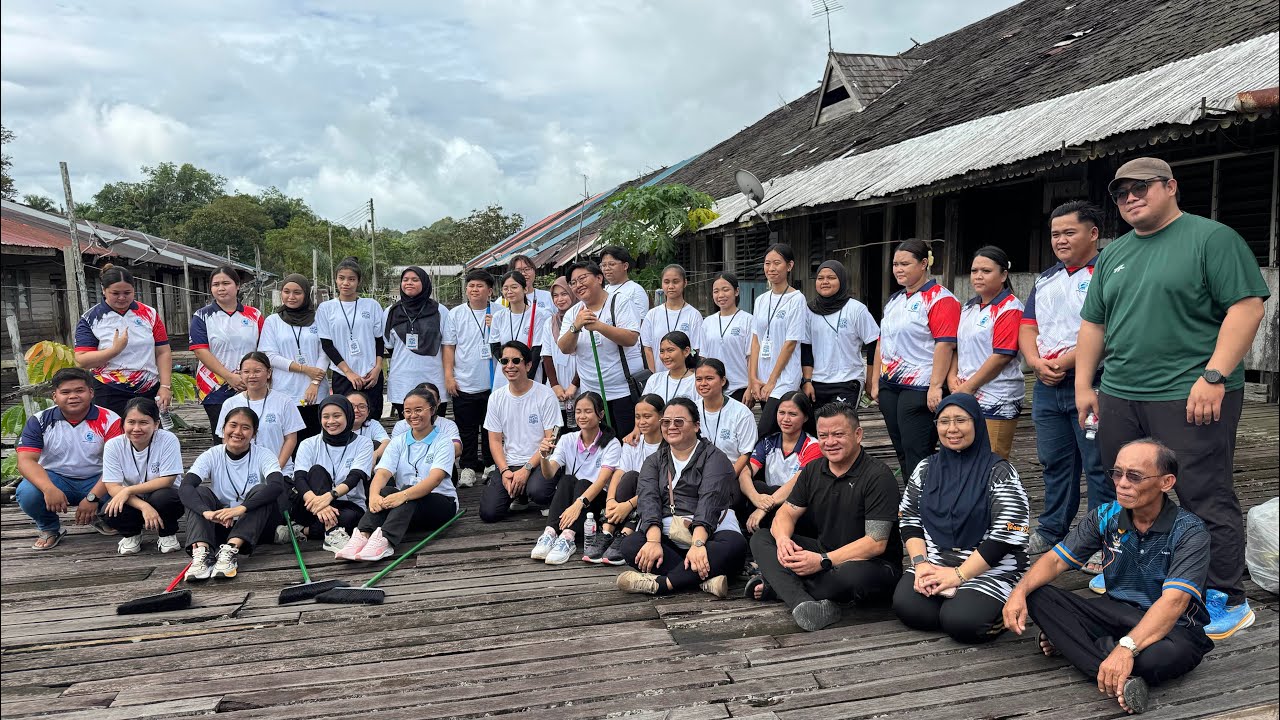 SUKANEKA DAN GOTONG ROYONG KEMBARA JUMPA ORANG MUDA DI RUMAH PANJANG KANYAN NYALAK LADONG // 