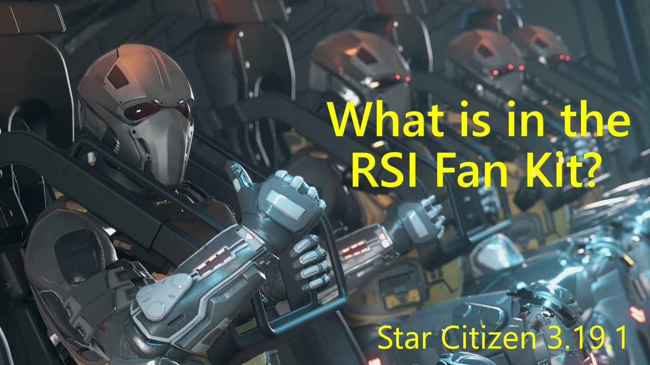 What is in the RSI Fan Kit? | Star Citizen 3.19.1