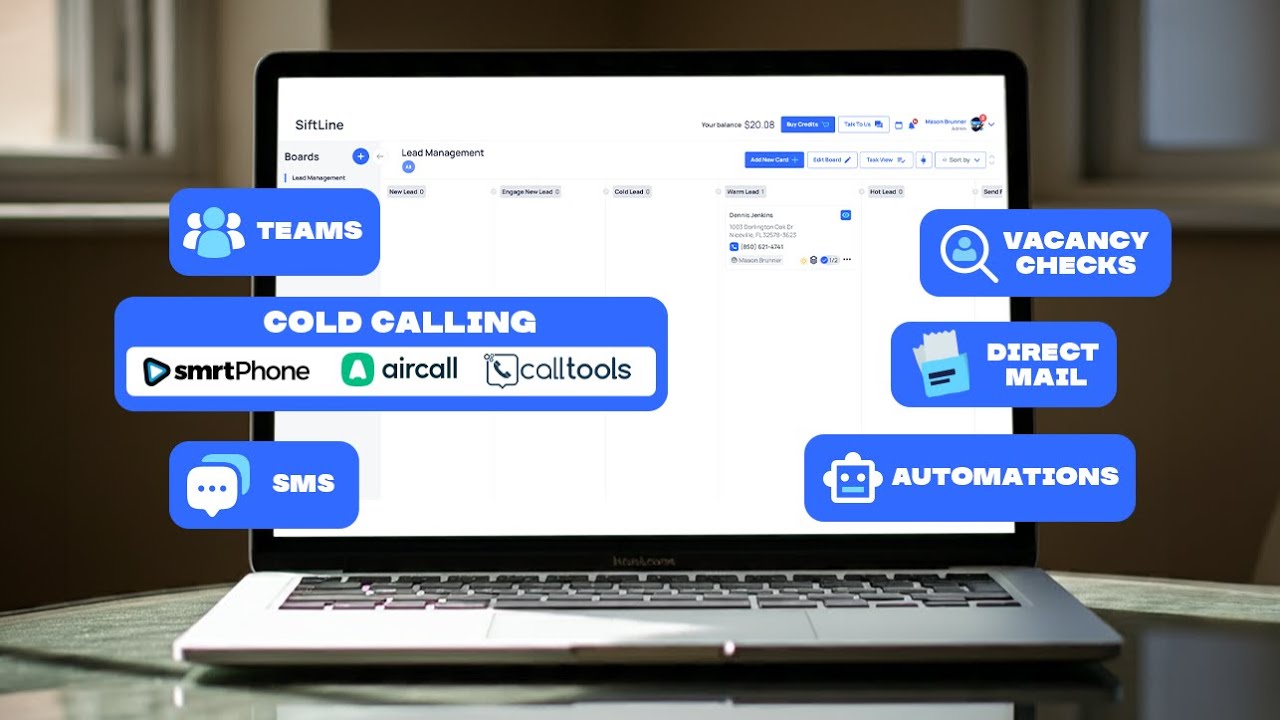 Real Estate CRM For Investors, Wholesalers, Flippers and Cash Buyers