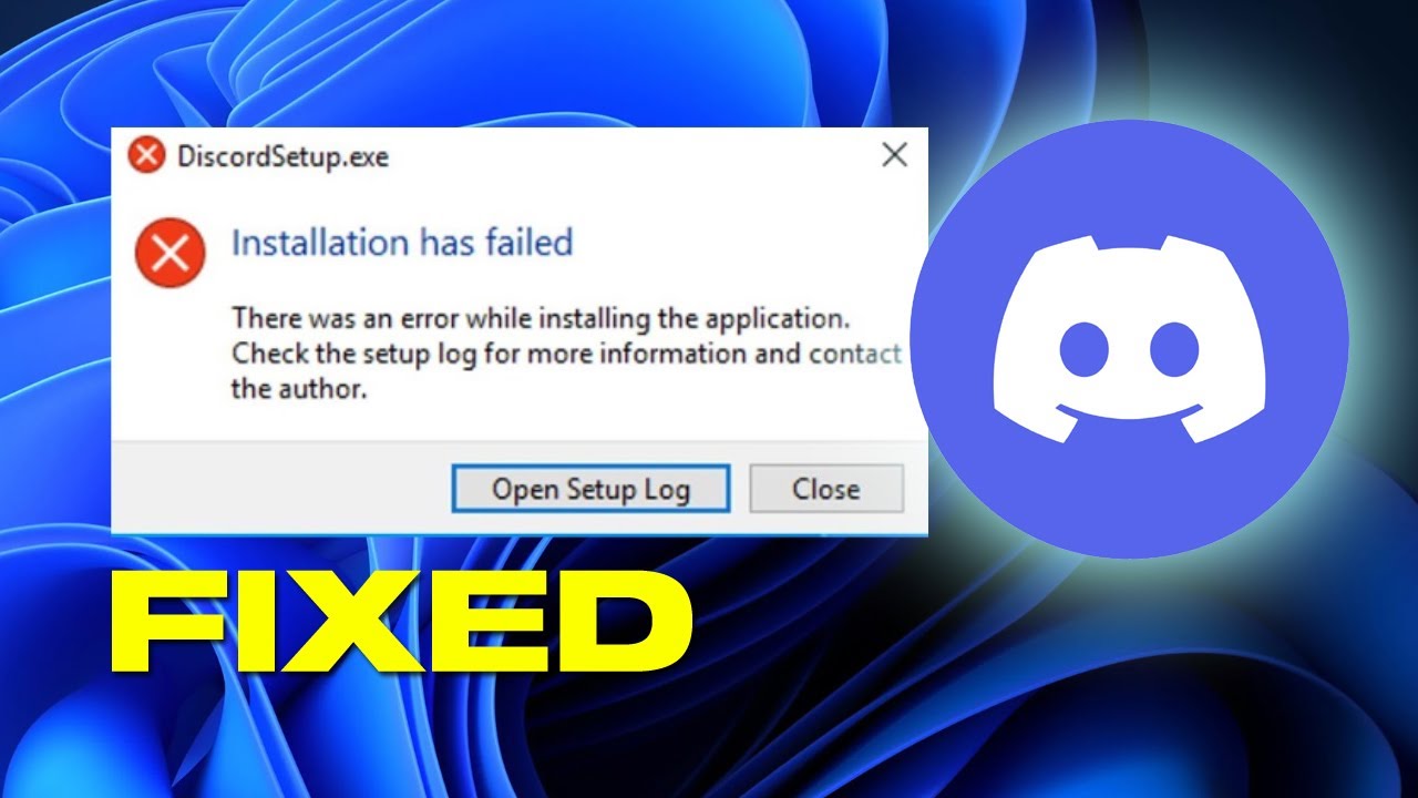 Fix Discord Installation Has Failed