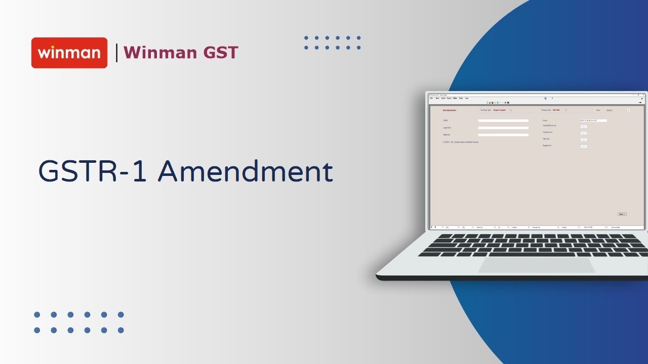 GSTR-1 Amendment | Winman GST