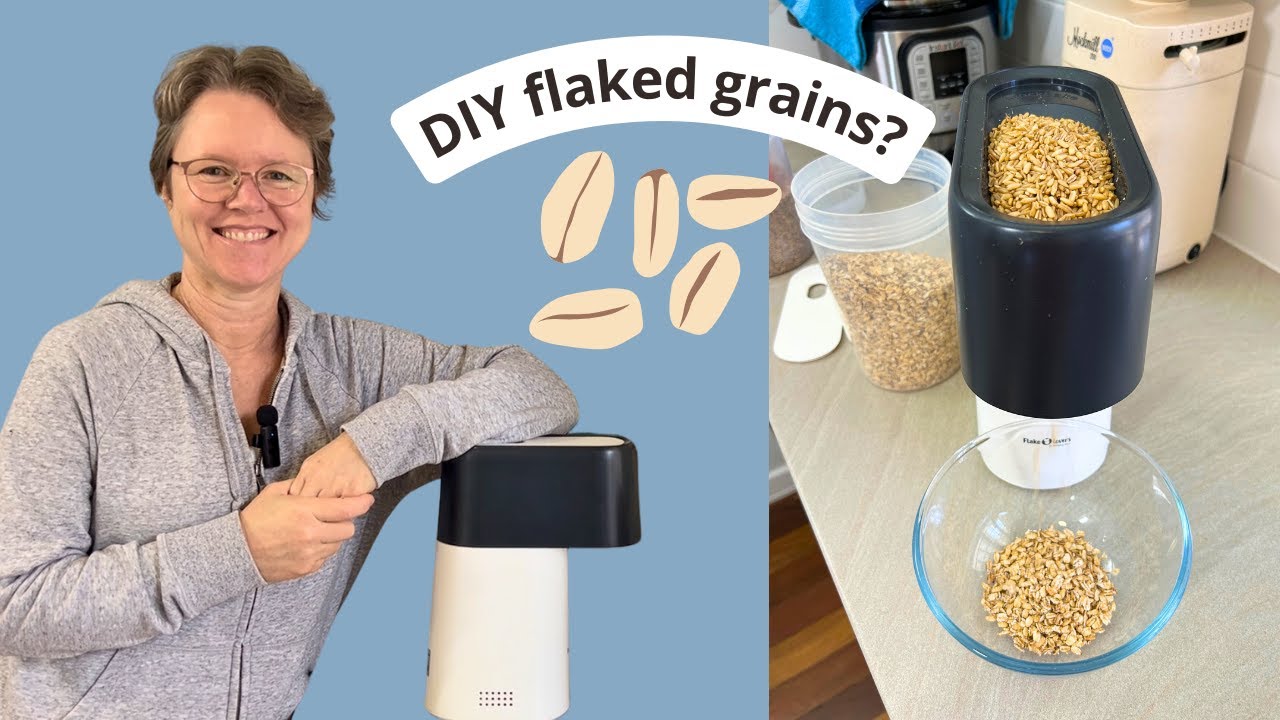 Testing the Flakelovers electric grain flaker by Grainlovers
