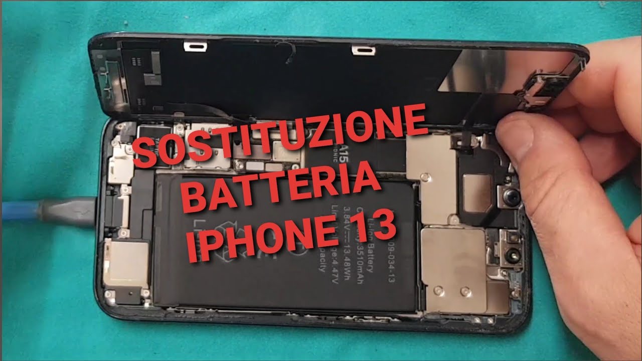 Sostituzione batteria Iphone 13
