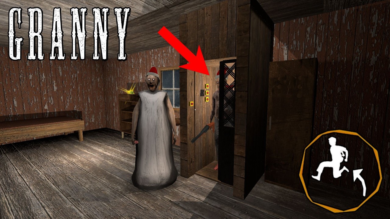 GRANNY RECAPTURED - The SECRET ELEVATOR That LEADS To New AREA Discovered! (Player Jump Mode ON)