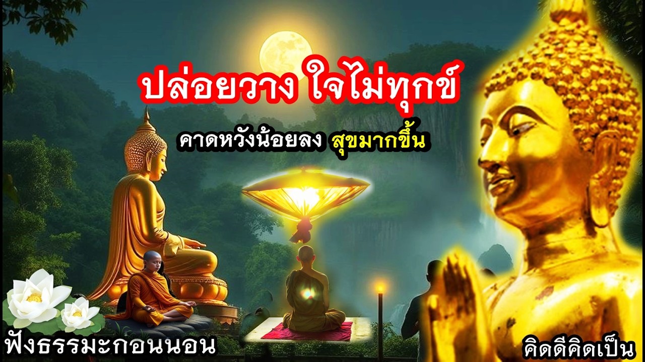 ฟังธรรมใจไม่ทุกข์ คาดหวังน้อยลง สุขมากขึ้น🙏ใจสงบมาก(1457)26