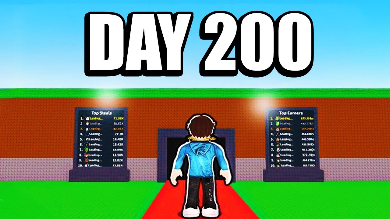 200 Days of STEALING BRAINROTS..