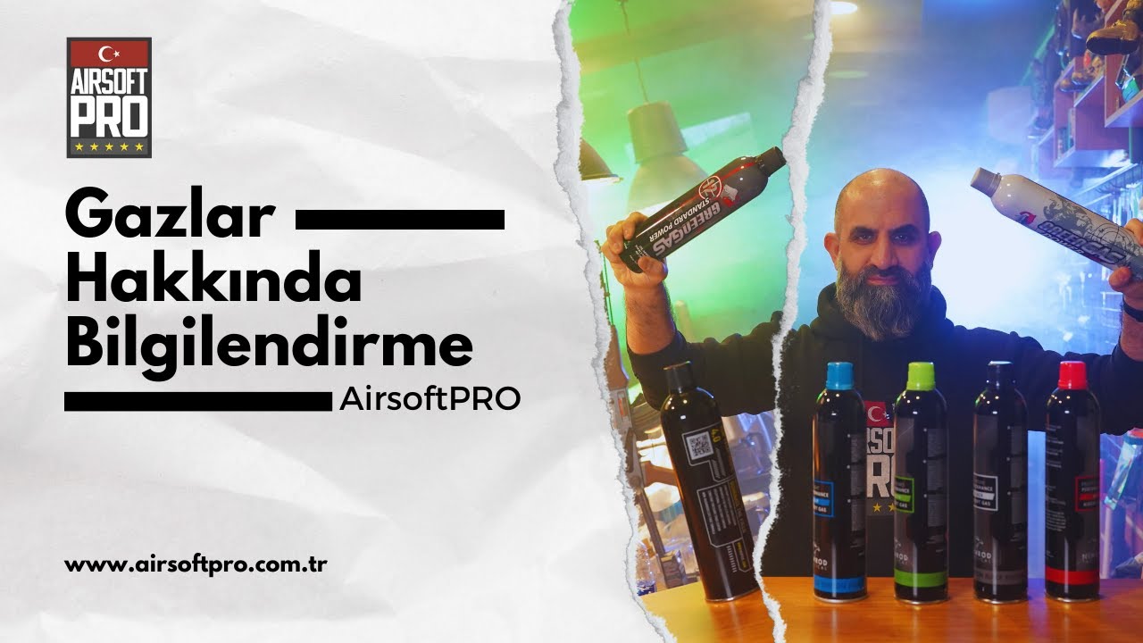 Airsoft Tabanca ve Tüfek İçin Genel Gaz Bilgilendirmesi | En İyi Gaz Türleri ve Kullanım İpuçları
