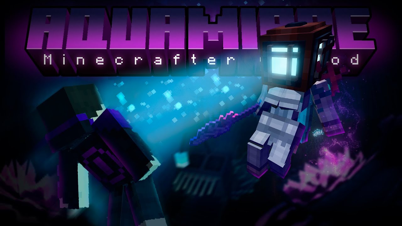 Ледяной Лабиринт и Босс с Тентаклями | Minecrafter vs Mod - Aquamirae mod