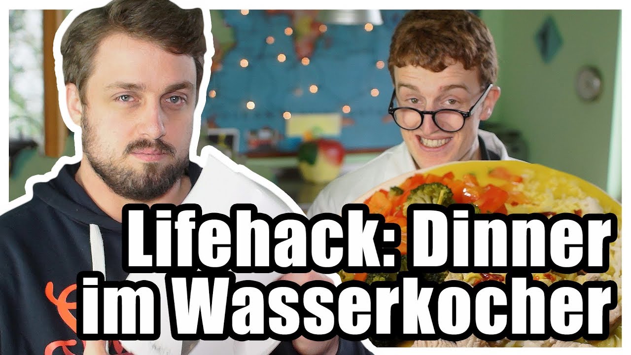Lifehack: Komplettes Dinner im Wasserkocher zubereiten