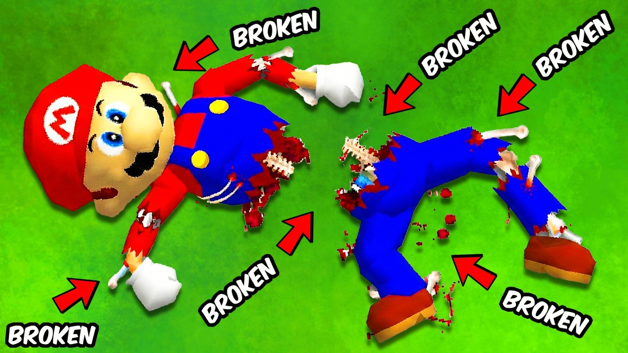 Mario Broke Every Bone in his Body...