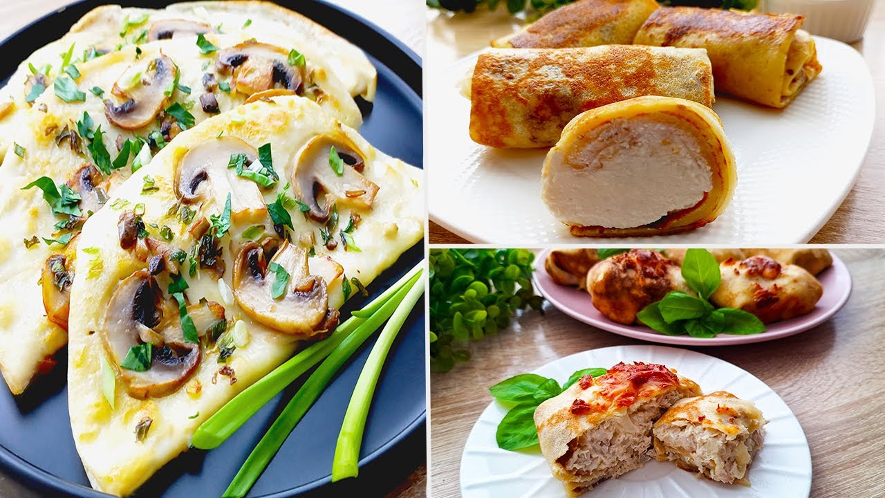 Блины ! ТОП 3 рецепта! Вкусного много не бывает ! Исчезают мгновенно!
