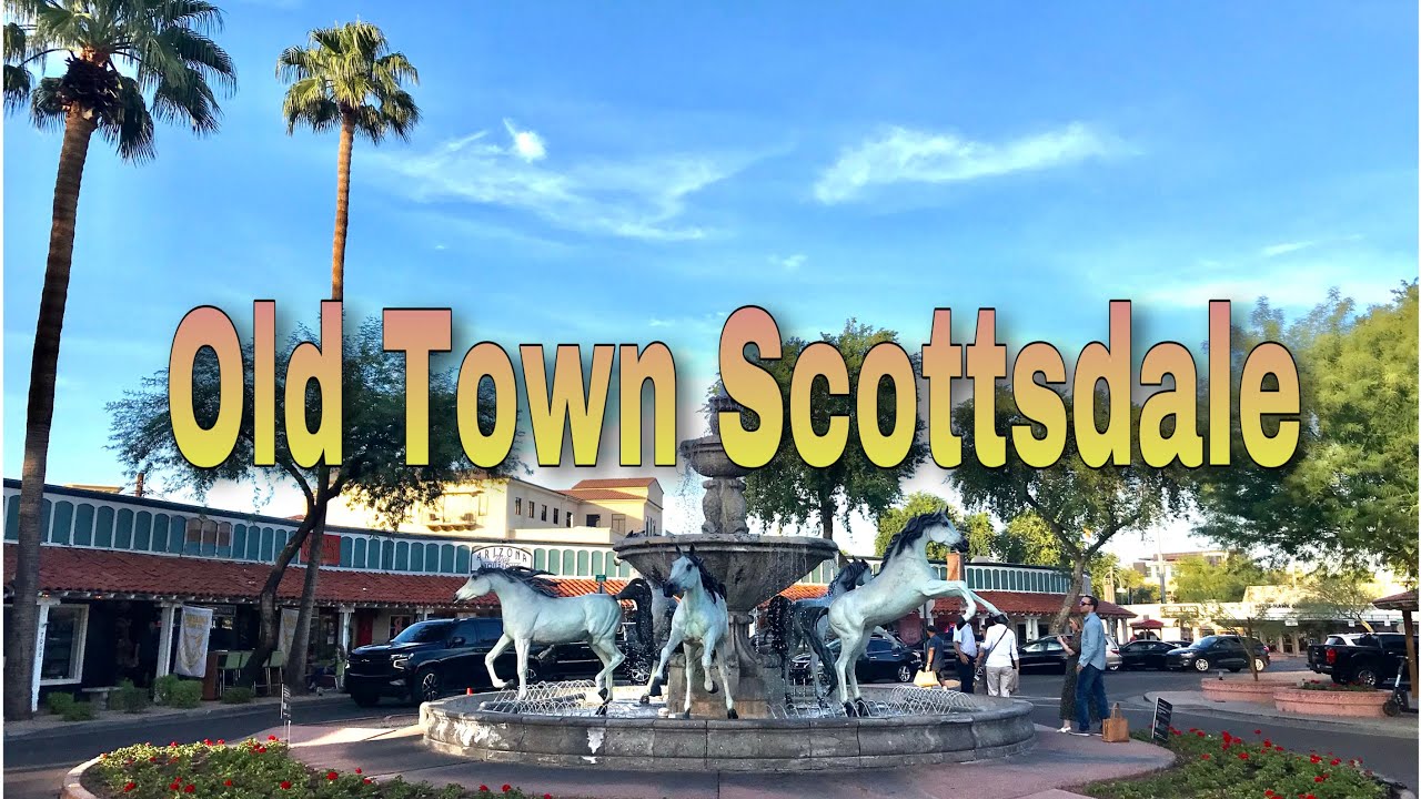 [4K] 🇺🇸 OLD TOWN SCOTTSDALE | Downtown Scottsdale | Arizona