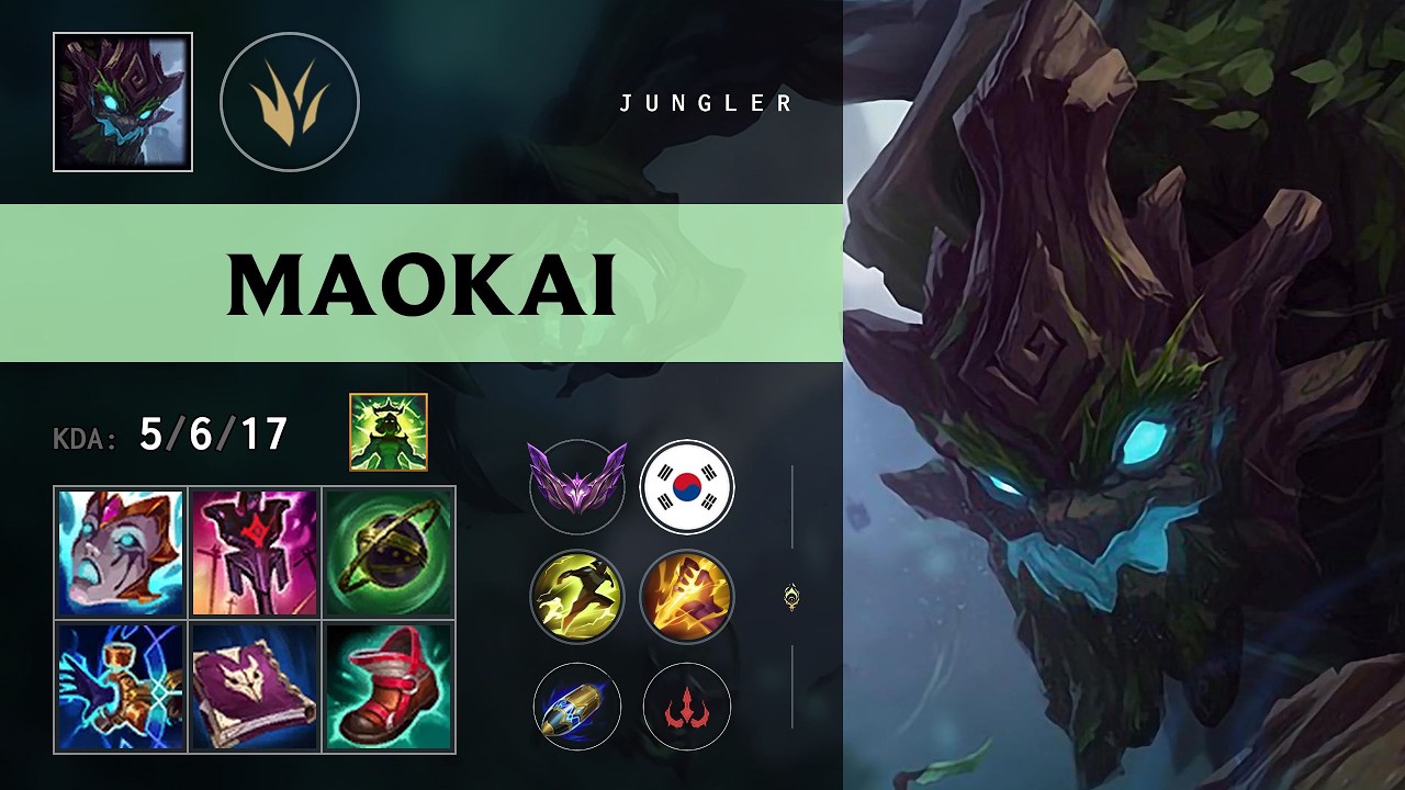 Maokai Jungle vs Hecarim - KR Master Patch 26.11