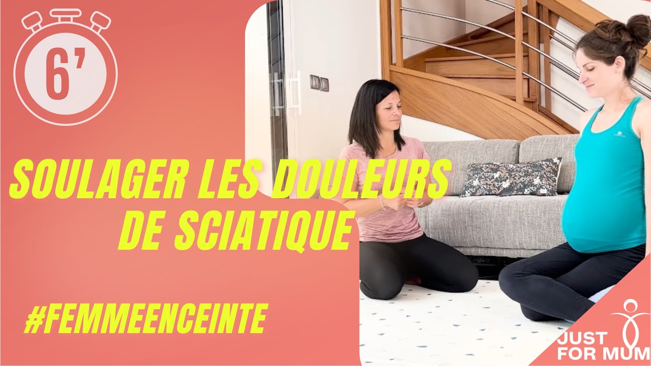 Soulager les douleurs de Sciatique pendant la grossesse : ces exercices vont t'aider !