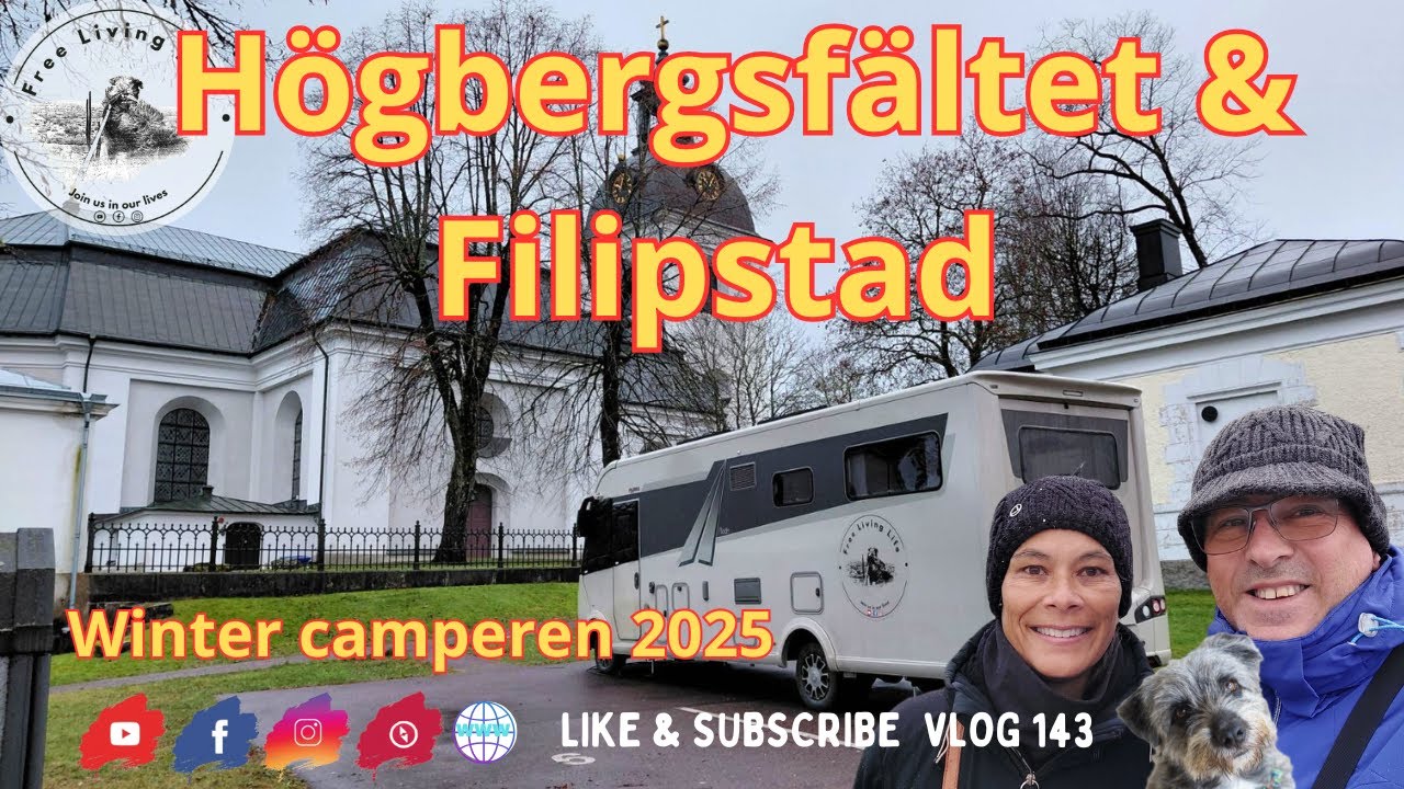 Winter Camperreis Zweden Högbergsfältet & Filipstad Natuur, Mijngebied & Camperleven ❄️SE Vlog 143