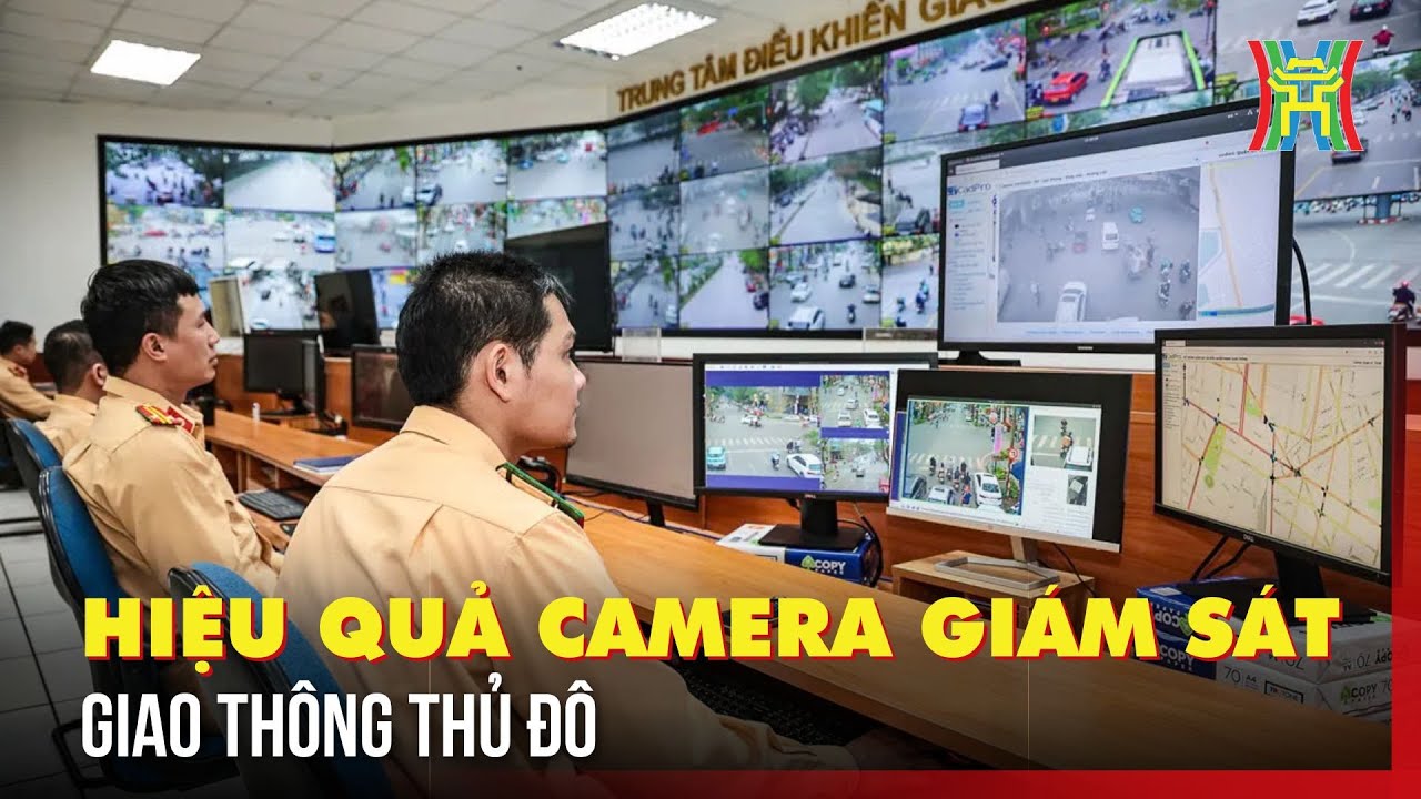Hiệu quả của camera giám sát giao thông Thủ đô